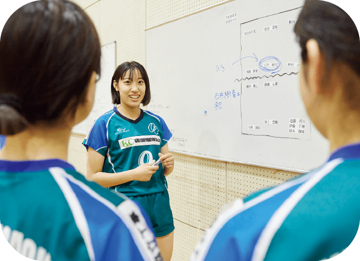 女子バレーボール部